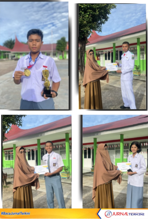 Siswa-siswi SMAN 1 Batang Anai yang meraih penghargaan baru baru. (Dok ist).