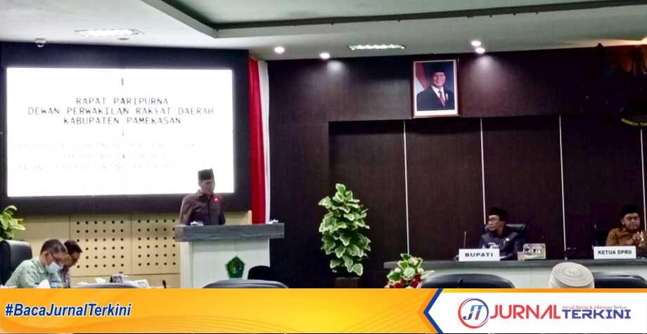 Suasana di Ruang Sidang DPRD Pamekasan, Kamis (18/09/2025).