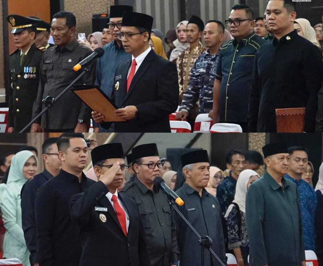 Paskibraka angkatan XXVI dikukuhkan Langsung oleh Bupati Karimun Ing. H. Iskandarsyah di Gedung Nasional Karimun.