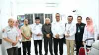 Wawako Padang Maigus Nasir saat hadiri peresmian Rumah Sakit Mata Sumbar. (Dok ist).