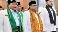 Osman Sapta Odang bersama Wako Padang hadiri Pelantikan pengurus PD Perti Sumbar. (Dok ist).