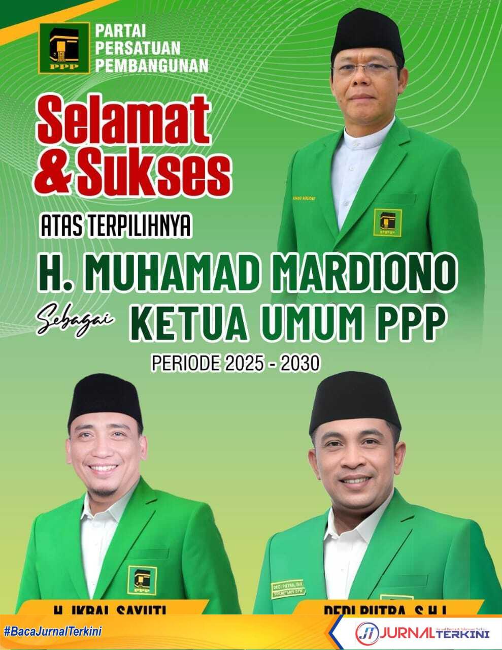 IMG-20251002-WA0123 Ket Foto: Ucapan selamat atas terpilihnya bapak H Muhamad Mardiono sebagai ketua umum DPP PPP Pusat dari ketua DPW PPP Provinsi Riau H Ikbal Sayuti dan sekretaris DPW PPP Provinsi Riau Dedi Putra