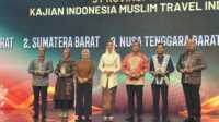 Kepala Dinas Pariwisata Sumbar, Lila Yanwar dalam acara puncak IMTI 2025 di Jakarta Expo, Kamis (9/10/2025). (Foto Adpim Sumbar).