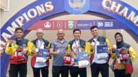 IMG-20251014-WA0093 Sumbar raih tiga mendali pada PORNAS KORPRI 2025 di Palembang. (Foto istimewa).
