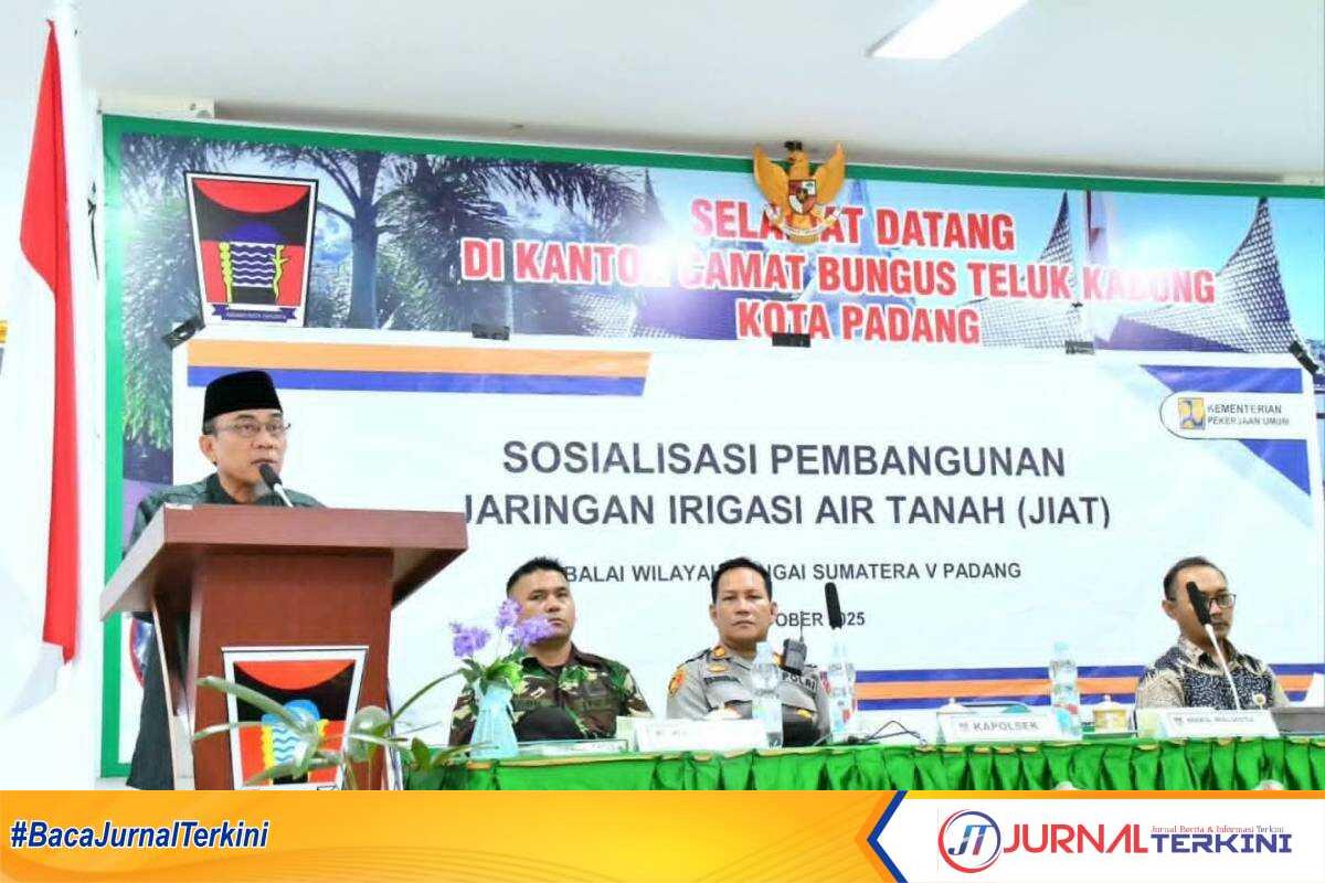 Pi7_Tool_FB_IMG_1759568567328 Wakil Wali Kota Padang Maigus Nasir mensosilisasikan Jaringan Irigasi Air Tanah sebuah infrastruktur vital. (Foto Dok ist).