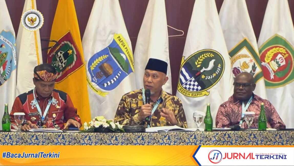 result_IMG-20251023-WA0041 Gubernur Sumbar, Mahyeldi Ansharullah saat memimpin pemilihan Ketua Umum APPSI 2025-2029 di Jakarta. (Foto Adpim Sumbar).