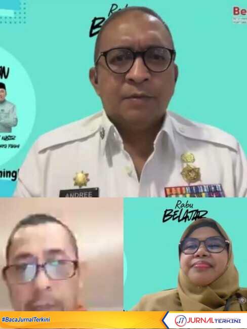 Sekda Kota Padang, Andree Harmadi Algamar saat membuka Kegiatan Rabu Belajar. (Foto Kominfo Padang).