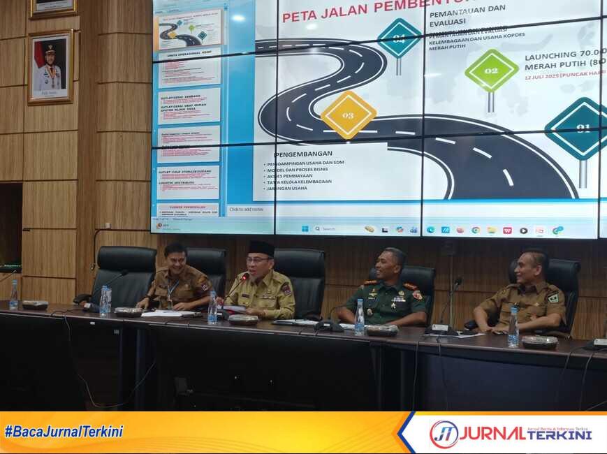 Rakor Koperasi Kelurahan Merah Putih se-Kota Padang. (Foto Kominfo Padang).