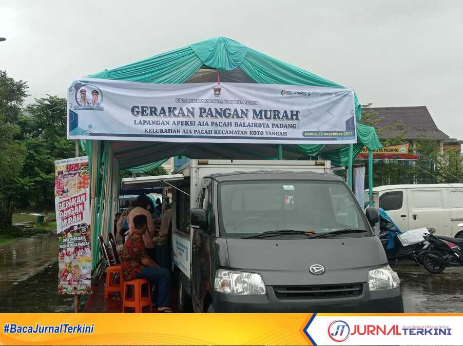 Jaga Stabilitas Harga Pascabencana, Pemko Padang Laksanakan Gerakan Pangan Murah. (Foto Kominfo Padang).
