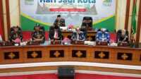 Rapat Paripurna istimewa DPRD Kota Padang Panjang dalam rangka memperingati HJK ke 235 digelar sederhana. (Foto Dion/jurnalterkini.id).