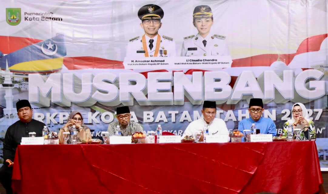 musrenbang bengkong batam Sekda Batam, Firmansyah, menghadiri Musyawarah Perencanaan Pembangunan (Musrenbang) Kecamatan Bengkong, di Golden Prawn Bengkong, Jumat (30/1/2026). (diskominfobatam)