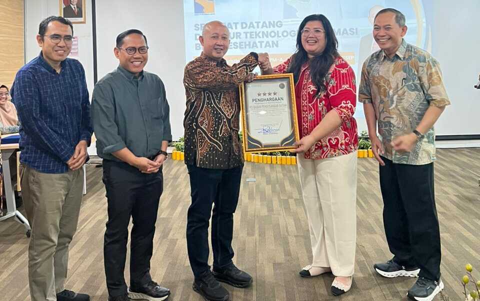 RSBP berhasil meraih predikat Bintang 4 Transformasi Digital dari BPJS Kesehatan, Selasa (4/2/2026). (humasbpbatam)