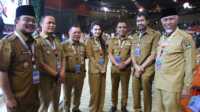 result_IMG-20260203-WA0001 Gubernur Sumbar, Mahyeldi Ansharullah berfoto bersama dengan Gubernur daerah lain pada kegiatan Rakornas Forkopimda yang berlangsung di SICC Bogor. (Foto Adpim Sumbar).