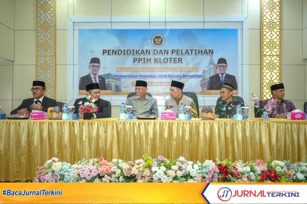 Pelatihan PPIH Embarkasi Sumbar Tahun 1447 H/2026 M. (Foto Adpim Sumbar).