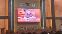 DPRD Kota Lubuklinggau menggelar rapat paripurna dalam rangka penyampaian satu Rancangan Peraturan Daerah (Raperda) usulan Pemerintah Kota Lubuklinggau oleh Wali Kota