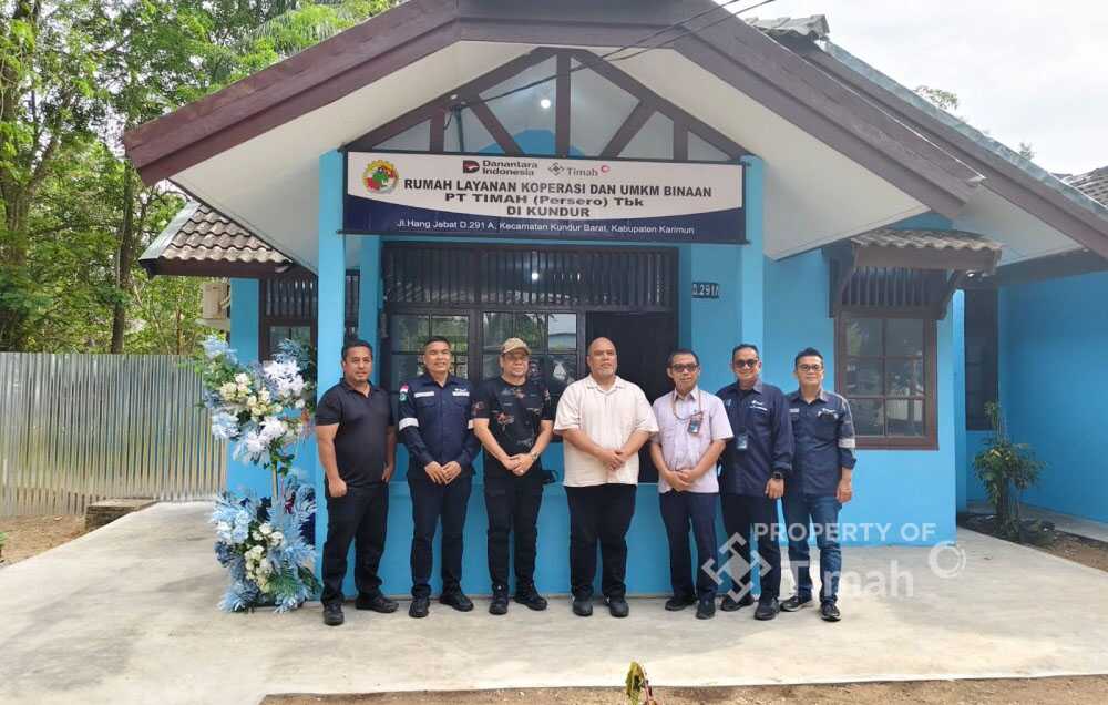 Peresmian Rumah Layanan Koperasi PT TIMAH di Kundur oleh Wadirut Harry Budi Sidharta