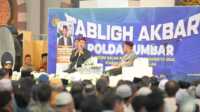 Ustadz Abdul Somad saat kegiatan Tabligh Akbar di Masjid Raya Syekh Ahmad Khatib Al-Minangkabawi. (Foto Adpim Sumbar).