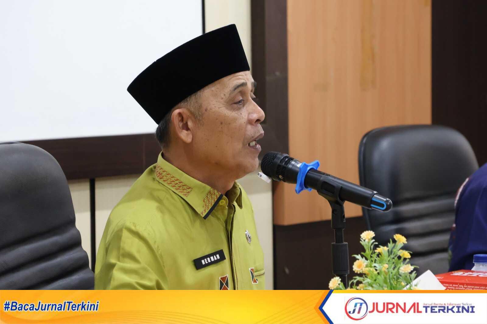 IMG-20260410-WA0021 Bupati Indragiri Hilir, H. Herman, memimpin Rapat Evaluasi Realisasi Fisik dan Keuangan Periode Maret Tahun Anggaran 2026