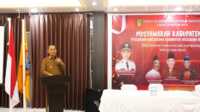 bupati Inhil buka muskab pwri Bupati Indragiri Hilir (Inhil), Herman membuka Musyawarah Kabupaten (Muskab) VII Persatuan Wredatama Republik Indonesia (PWRI).