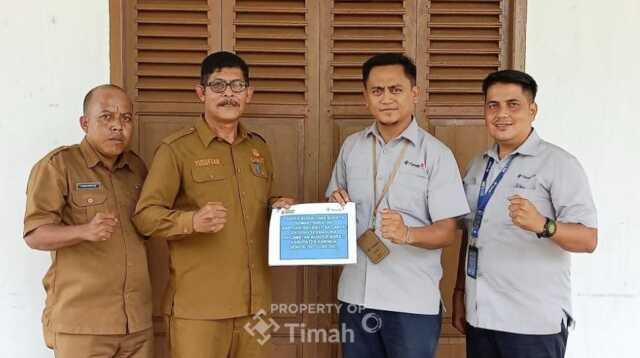 PT Timah (Persero) Tbk merampungkan renovasi Gedung Serbaguna di Kecamatan Kundur Barat, Kabupaten Karimun.