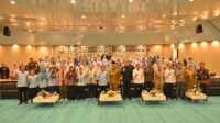 Kunjungan tim AIIB, Kementerian Kesehatan RI, dan Bappenas dalam rangka peninjauan lapangan Proyek TRUST di RSUP M Djamil Padang. (Foto Adpim Sumbar).
