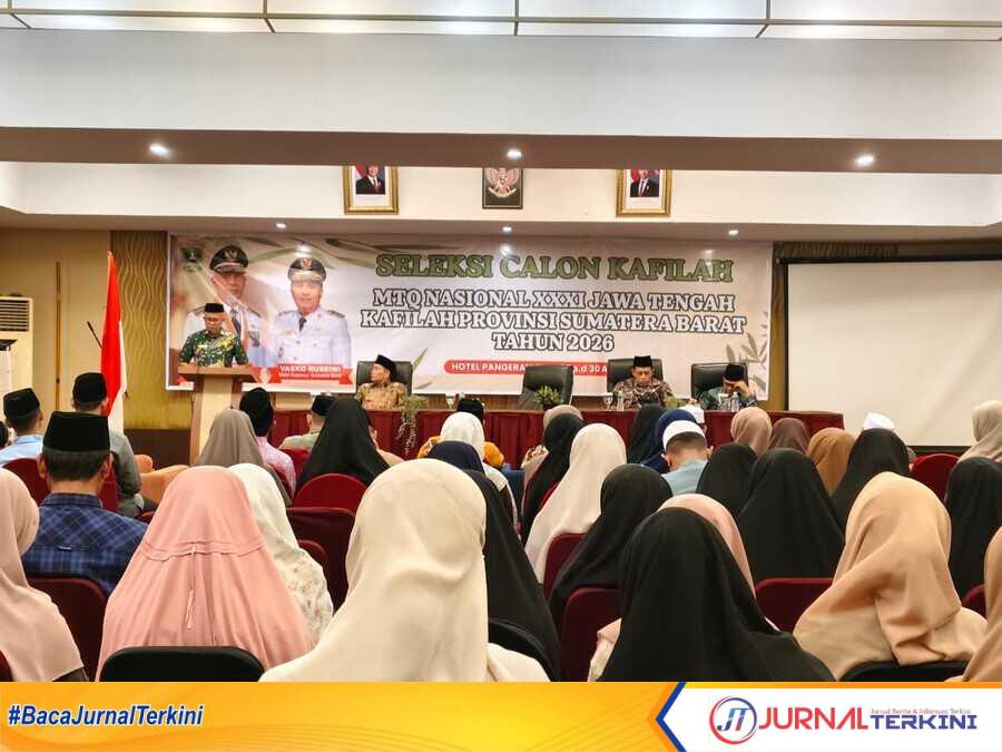 Seleksi kafilah untuk MTQ Nasional Ke-XXXI. (Foto Adpim Sumbar).