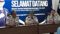 silaturahmi Kakanwil Ditjenim Kepri dengan Wartawan di Karimun