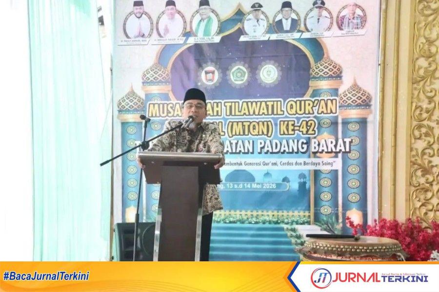 Pembukaan MTQ tingkat Kecamatan Padang Barat, Kota Padang. (Foto Prokopim Padang).