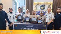 Rutan Batusangkar Salurkan Bansos Rutin Bagi Keluarga Warga Binaan.(Foto Humas Rutan Batusangkar.