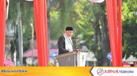 Pelaksanaan Sholat Idul Adha di Halaman Kantor Gubernur Sumbar. (Foto Adpim Sumbar).