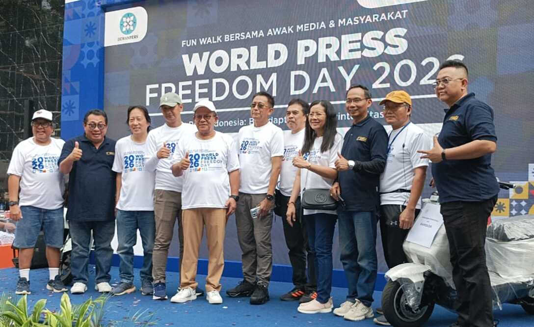 Media homeless vs verifikasi dewan pers Fun Walk Dewan Pers dalam rangka World Press Freedom Day (WPFD) 2026
