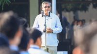 Menaker Yassierli menghadiri Apel Pegawai PT Panasonic Gobel Indonesia