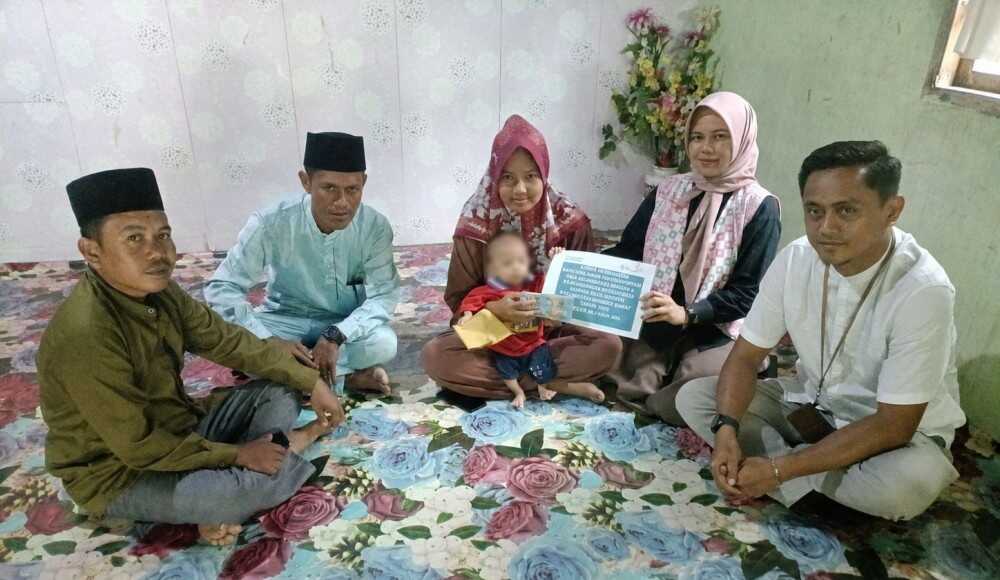 PT Timah berikan bantuan pengobatan jantung bocor di Karimun."