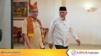 result_IMG-20260514-WA0023 Gubernur Sumbar, Mahyeldi Ansharullah saat menyambut Menteri Ketenagakerjaan RI di BIM. (Foto Adpim Sumbar).
