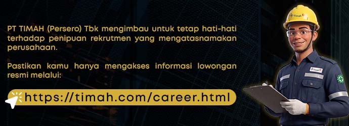 Hoaks Lowongan Kerja PT Timah, Manajemen Minta Masyarakat Waspada Penipuan