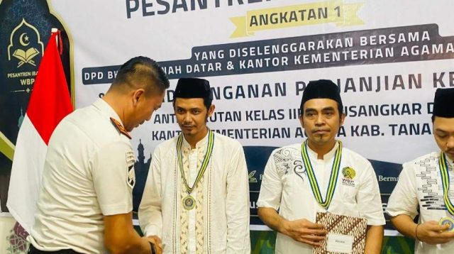 Rutan Batusangkar Sukses Gelar Wisuda Pesantren Ibadah untuk WBP. (Foto Dion/Jurnalterkini).