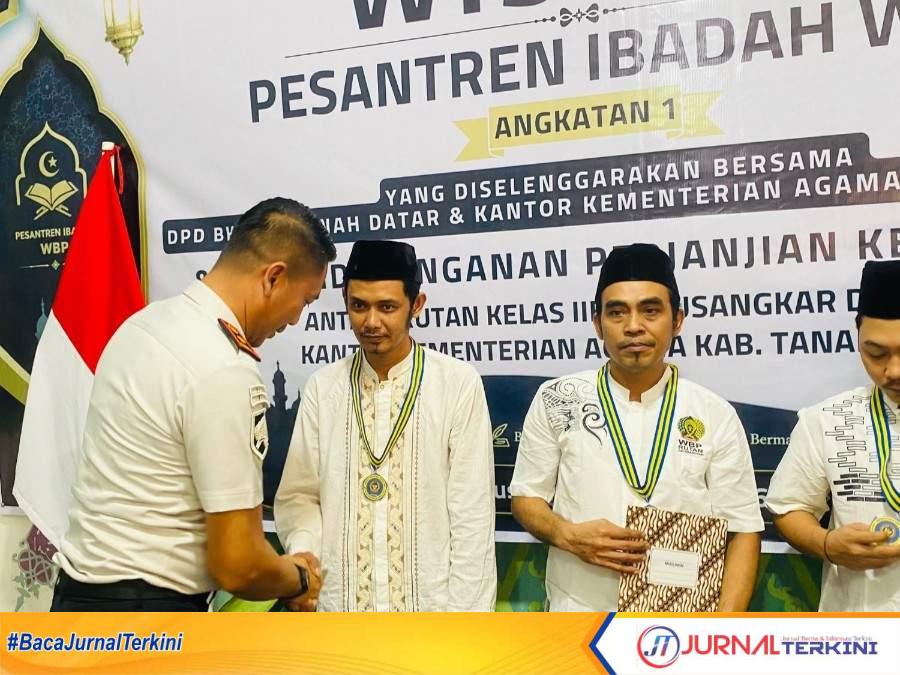 Rutan Batusangkar Sukses Gelar Wisuda Pesantren Ibadah untuk WBP. (Foto Dion/Jurnalterkini).
