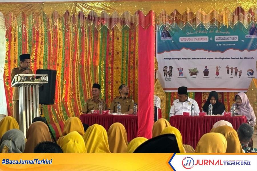 Kegiatan Sosialisasi Pekat dan Narkoba Digelar di MTsN 7 Solok. (Foto Kominfo Kab Solok).
