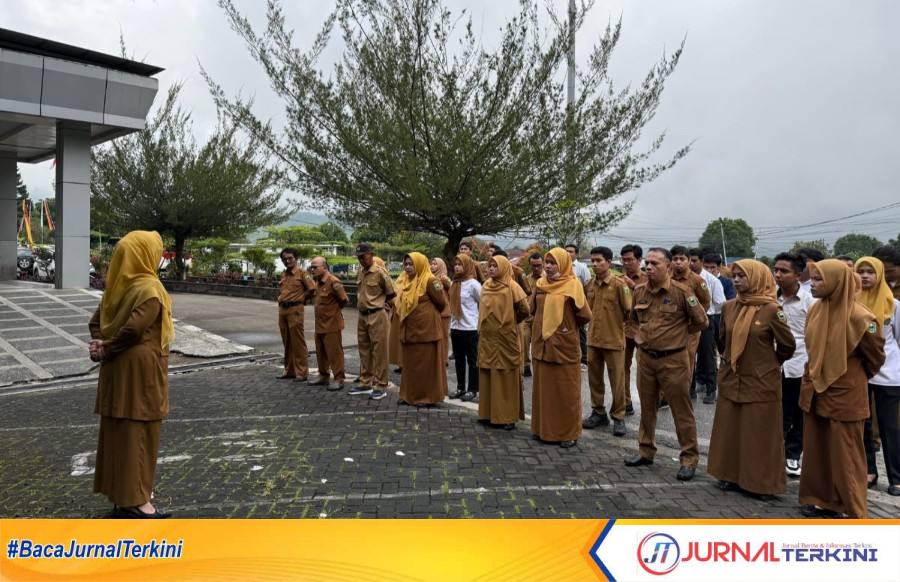 Apel Pagi Dinas Kominfo Kab Solok. (Foto Kominfo Kab Solok).