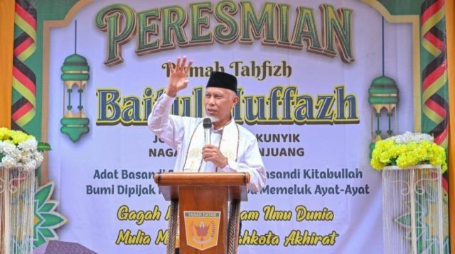 Kegiatan Peresmian rumah tahfidz Baitul Huffazh di Tanah Datar. (Foto Adpim Sumbar).