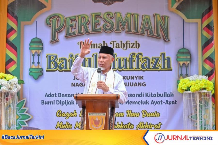 Kegiatan Peresmian rumah tahfidz Baitul Huffazh di Tanah Datar. (Foto Adpim Sumbar).