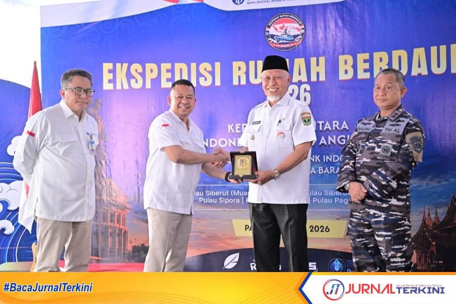 Kegiatan Ekspedisi Rupiah Berdaulat 2026 menuju Kabupaten Kepulauan Mentawai. (Foto: Adpim Sumbar).