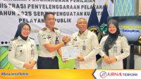 Rutan Batusangkar Raih Penghargaan Terbaik III se-Sumbar Pelayanan Bebas Maladministrasi. (Foto Dion/Jurnalterkini).