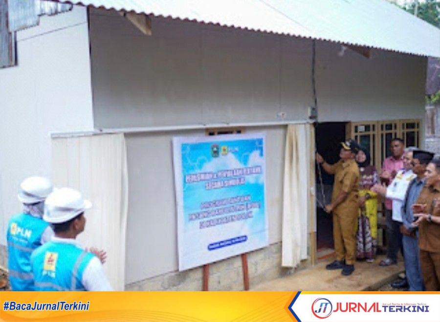 Peresmian dan Penyalaan secara Simbolis Bantuan Pasang Baru Listrik di Kab Solok. (Foto Kominfo Kab Solok).