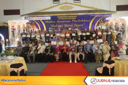 Bupati Aneng menegaskan komitmen pemerintah daerah menjadikan pendidikan sebagai prioritas utama dalam mewujudkan pendidikan bermutu untuk semua.FOTO:FENDI