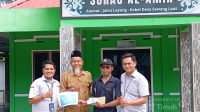 PT Timah bantu pagar Masjid Al Amin Desa Sawang Laut Kecamatan Kundur Barat Kabupaten Karimun