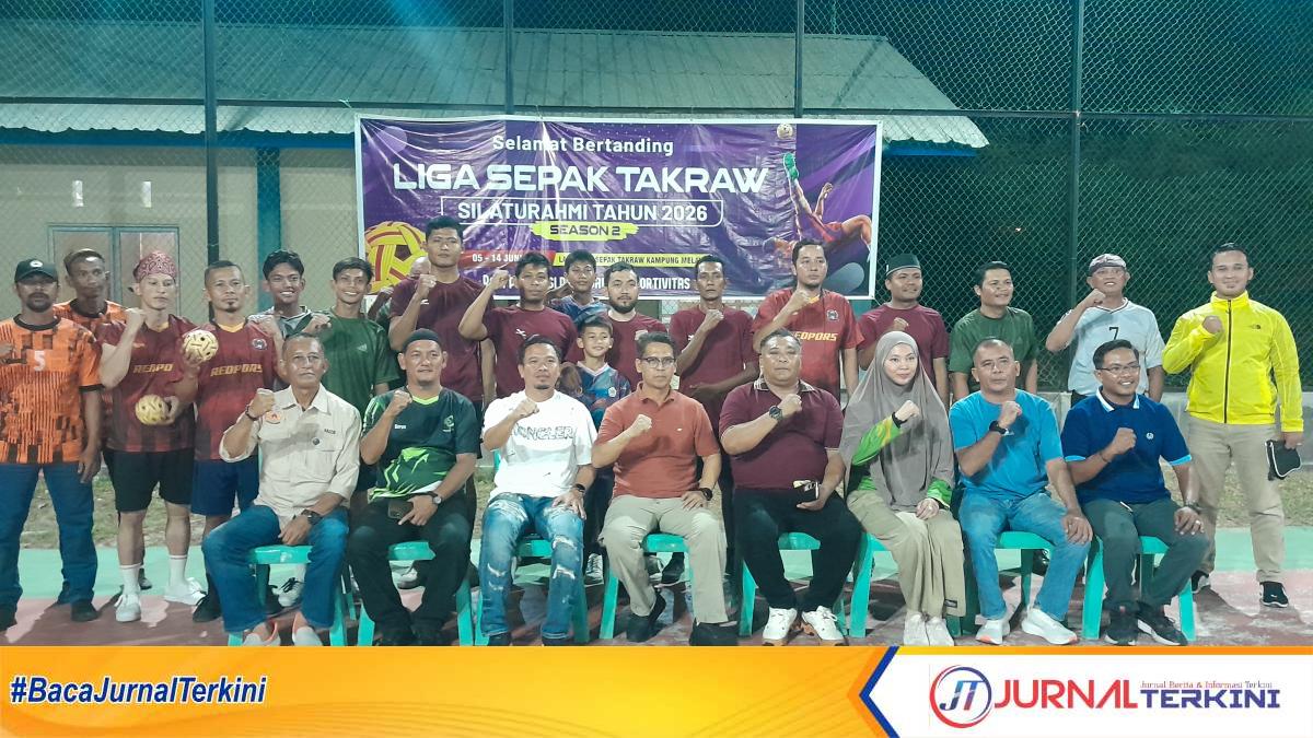 Pembukaan liga sepak takraw Karimun