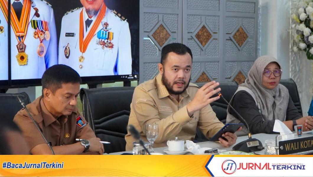Pertemuan strategis bersama Forum Bank Sampah Kota Padang. (Foto Prokopim Padang).