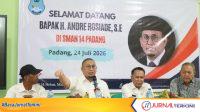 Wakil Ketua DPR RI, Andre Rosiade melaksanakan kunker dan temu ramah di SMAN 14 Padang (Dok. SMAN 14 Padang)