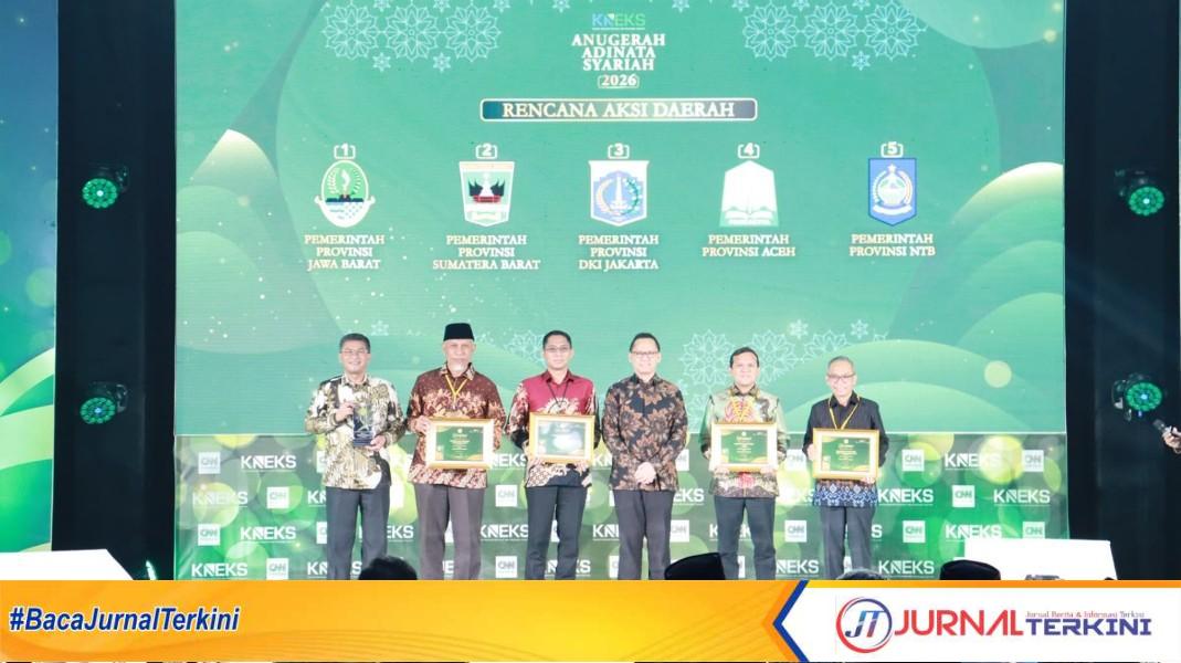 Sumbar Kembali Raih Prestasi Nasional di Anugerah Adinata Syariah 2026 (Foto. Adpim Sumbar)
